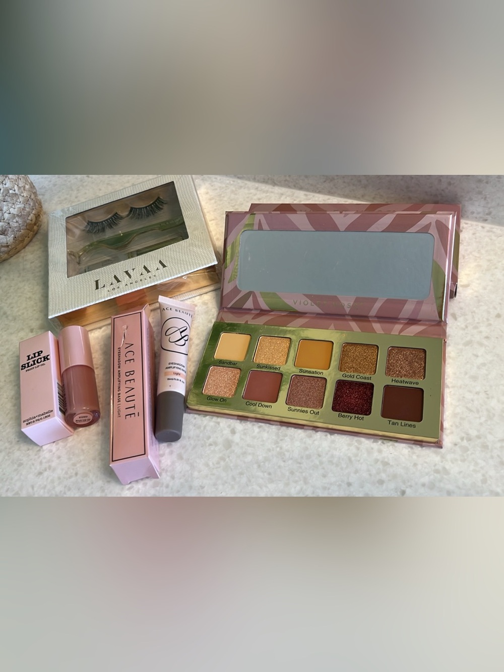 Violet Voss Warm Glow Eyeshadow Palette - Gold, Brown & Peach Tones